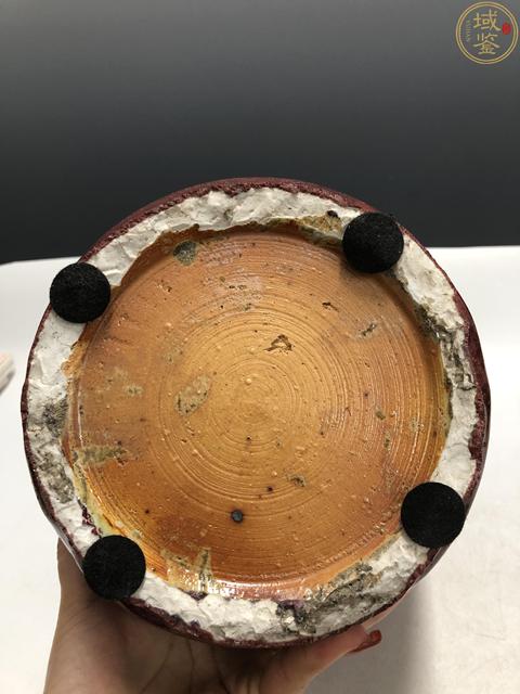 古玩陶瓷清中·窯變紅釉冬瓜罐拍賣，當前價格13699元
