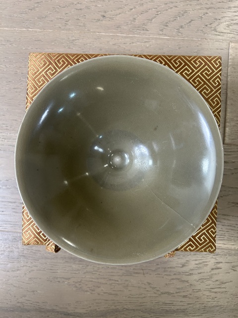 古玩陶瓷宋 龍泉青釉斗笠盞（青釉如玉）拍賣，當前價格50000元