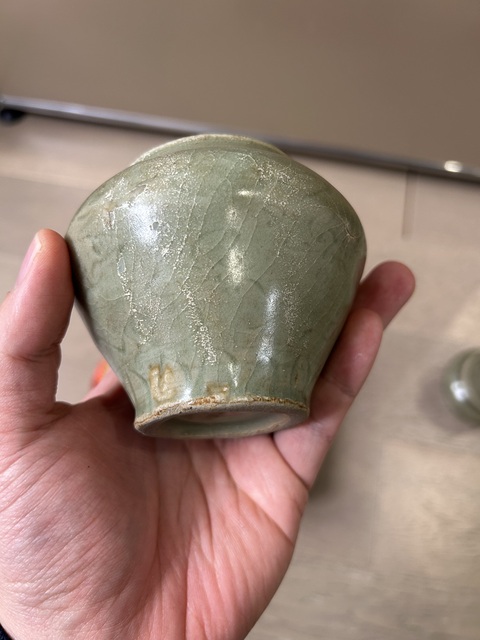 古玩陶瓷明龍泉小罐拍賣,當前價格3500元