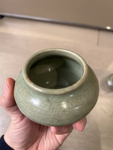 古玩陶瓷明龍泉小罐拍賣,當前價格3500元