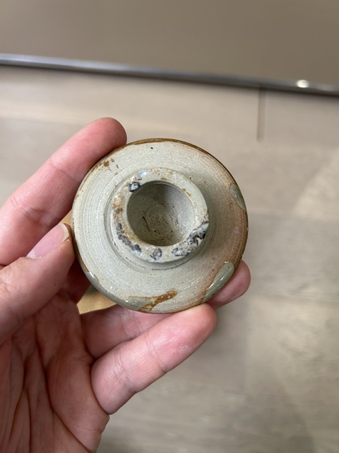 古玩陶瓷明龍泉小蓋罐拍賣，當(dāng)前價格2000元