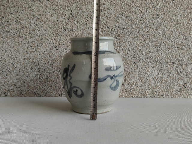 古玩陶瓷青花福字罐拍賣,當前價格580元