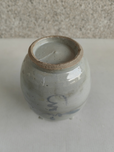 古玩陶瓷青花福字四系壺拍賣,當前價格680元