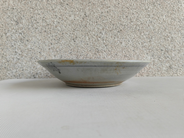 古玩陶瓷青花壽字紋盤拍賣,當前價格580元