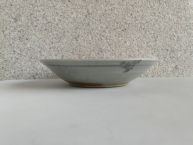 古玩陶瓷青花壽字紋盤拍賣,當前價格580元