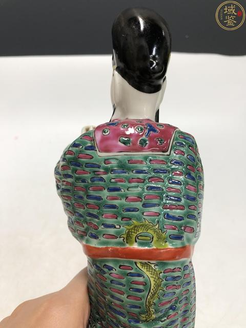 古玩陶瓷魏洪泰大師八仙人物曹國舅粉彩塑像拍賣,當前價格2200元