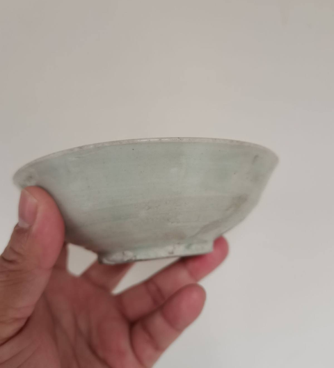 古玩陶瓷青白釉折腰洗拍賣，當(dāng)前價格0元