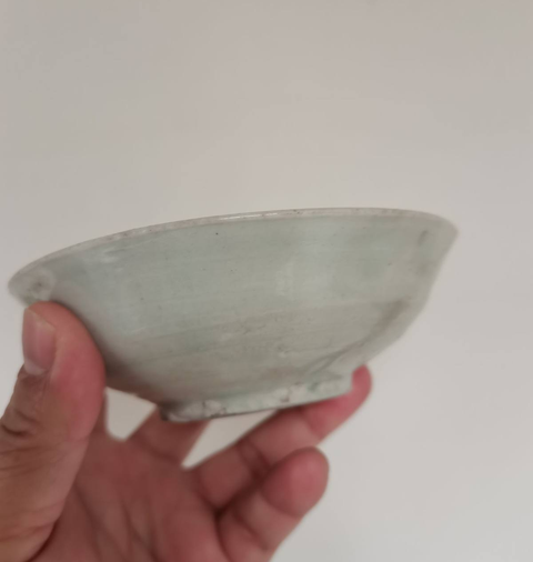 古玩陶瓷青白釉折腰洗拍賣，當(dāng)前價格0元