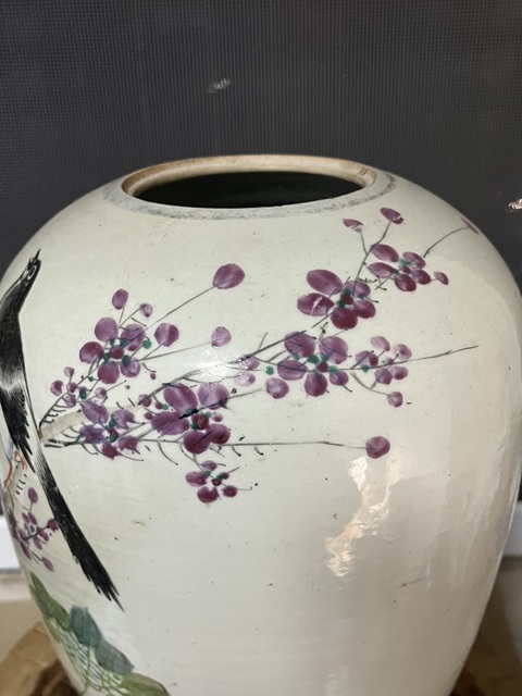 古玩陶瓷名家花鳥紋冬瓜罐拍賣，當前價格1380元