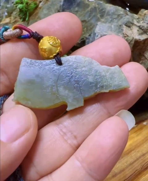 古玩玉器【西周虎靈】青玉凝佩拍賣,當前價格4000元