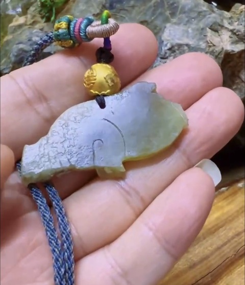 古玩玉器【西周虎靈】青玉凝佩拍賣,當前價格4000元