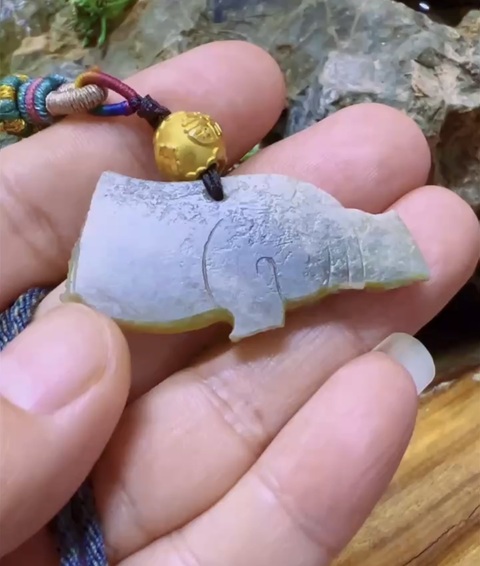 古玩玉器【西周虎靈】青玉凝佩拍賣,當前價格4000元
