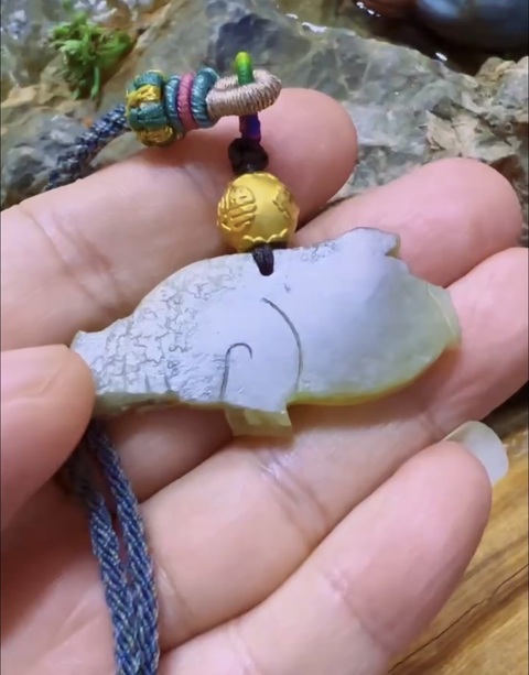 古玩玉器【西周虎靈】青玉凝佩拍賣,當前價格4000元