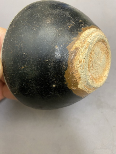 古玩陶瓷吉州窯黑釉茶盞拍賣,當(dāng)前價(jià)格6800元