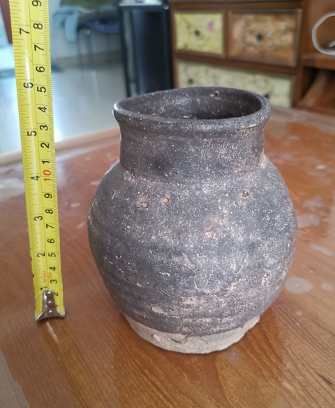 古玩陶瓷黑釉罐拍賣，當前價格200元