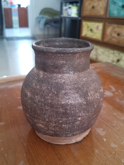 古玩陶瓷黑釉罐拍賣，當前價格200元