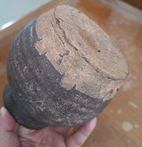 古玩陶瓷黑釉罐拍賣，當前價格200元