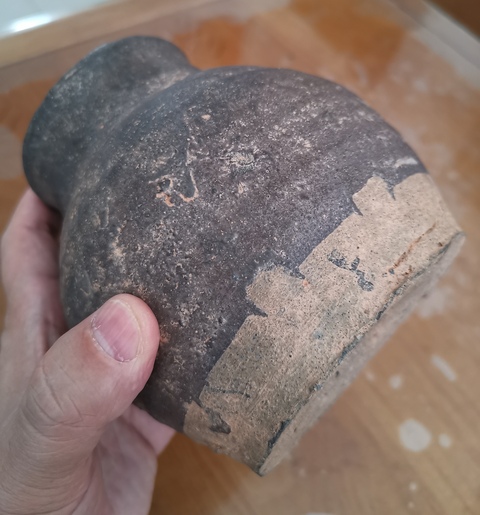 古玩陶瓷黑釉罐拍賣，當前價格200元