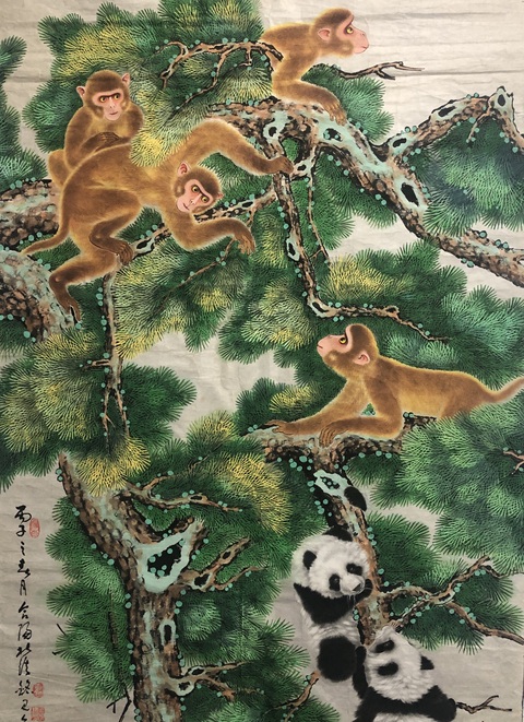 古玩字畫已故名家周北溪，夏銘見收藏級精品拍賣，當前價格3999元