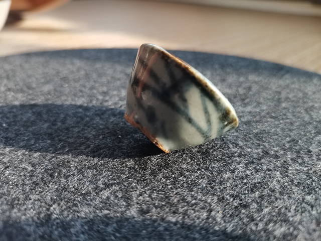 古玩陶瓷明代.精品青花花卉紋茶盞拍賣，當前價格298元