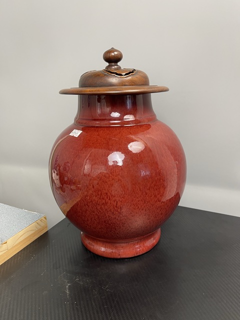 古玩陶瓷乾隆鈞紅釉尊瓶拍賣,當前價格9600元