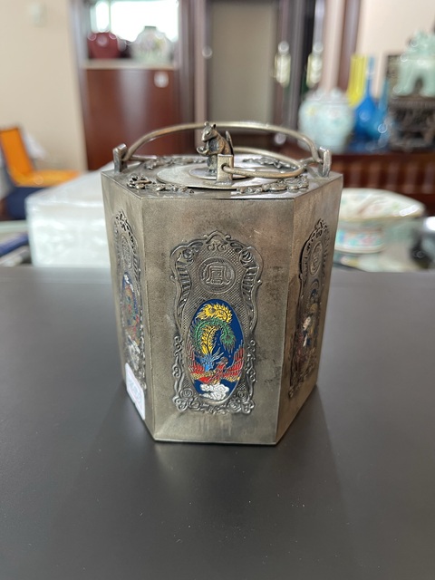 古玩銅器溫酒壺拍賣,當(dāng)前價(jià)格7800元