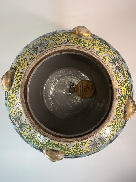 古玩陶瓷光緒松石綠粉彩大雅齋風(fēng)格將軍罐拍賣,當(dāng)前價格26800元