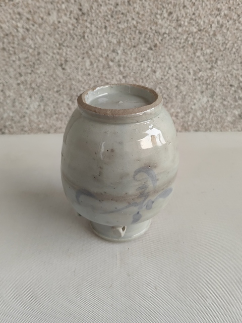 古玩陶瓷青花福字四系壺拍賣,當前價格680元