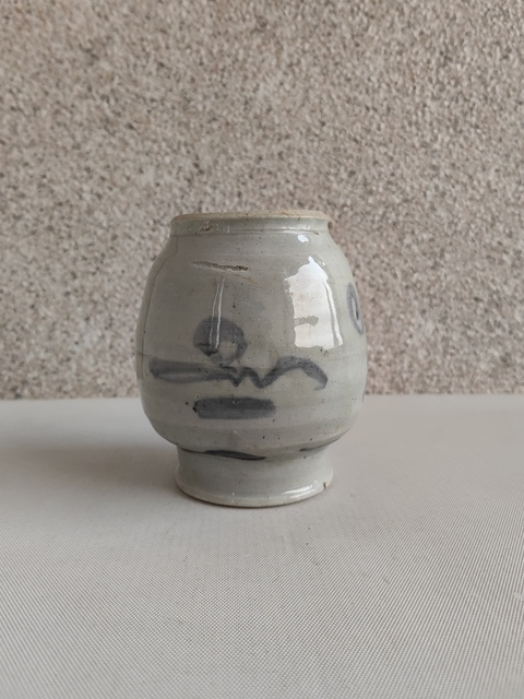 古玩陶瓷青花福字罐拍賣,當前價格580元