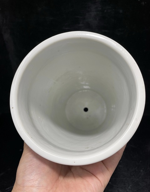 古玩陶瓷粉彩花鳥紋帽筒拍賣,當(dāng)前價(jià)格988元