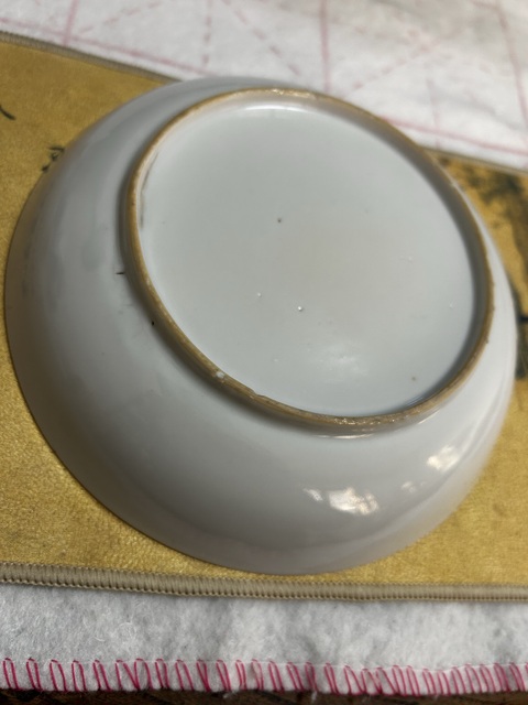 古玩陶瓷清雍正山水樓閣紋青花盤拍賣,當前價格400元