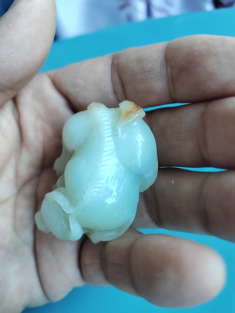 古玩玉器和田玉牛把件拍賣，當前價格2688元