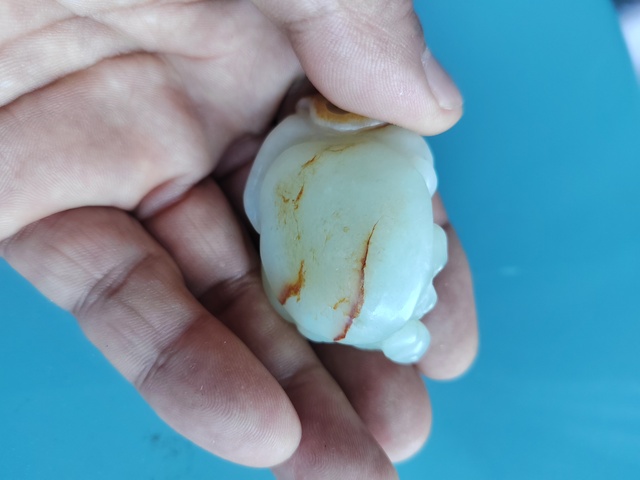 古玩玉器和田玉牛把件拍賣，當前價格2688元