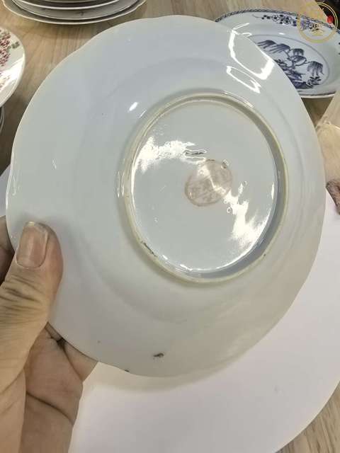 古玩陶瓷粉彩梅花紋花口盤拍賣，當(dāng)前價(jià)格500元