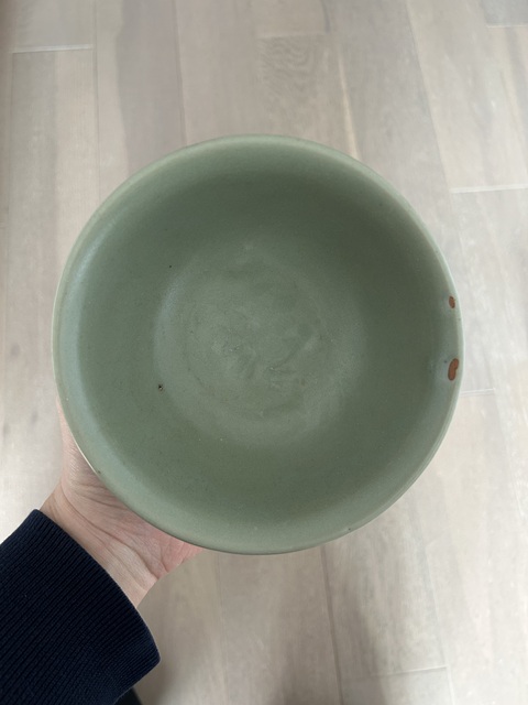 古玩陶瓷元末明初·龍泉窯碗拍賣，當前價格5000元