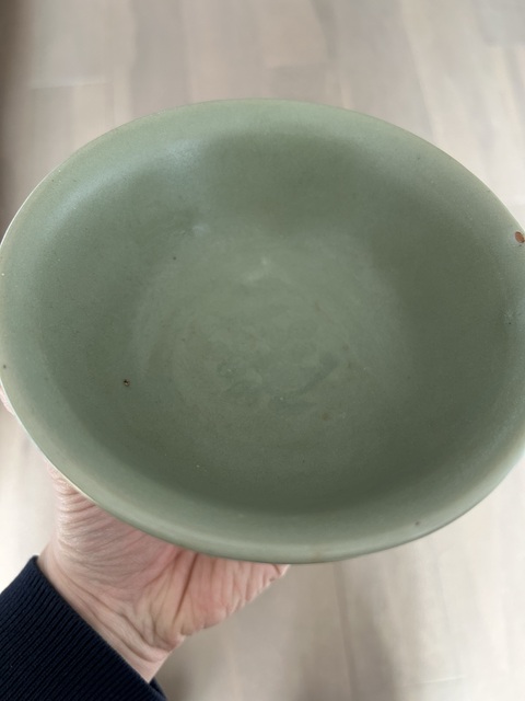 古玩陶瓷元末明初·龍泉窯碗拍賣，當前價格5000元