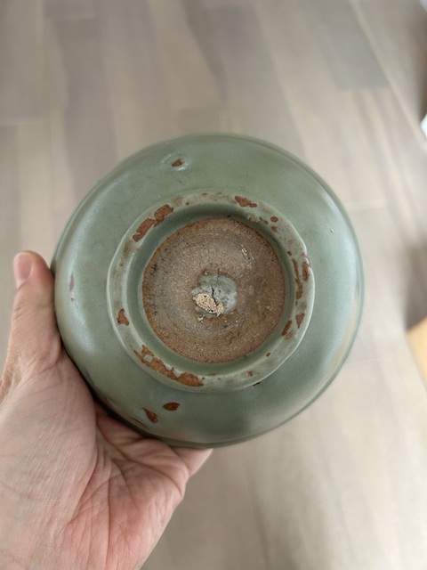 古玩陶瓷元末明初·龍泉窯碗拍賣，當前價格5000元