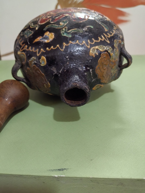 古玩陶瓷雙系瓶拍賣,當(dāng)前價(jià)格280元