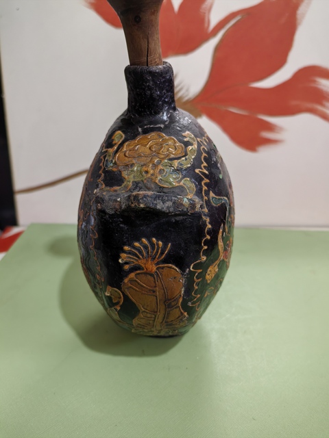 古玩陶瓷雙系瓶拍賣,當(dāng)前價(jià)格280元