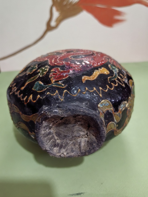 古玩陶瓷雙系瓶拍賣,當(dāng)前價(jià)格280元