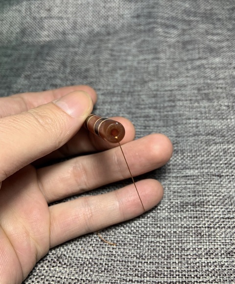 古玩玉器民國三色線天珠拍賣，當前價格999元