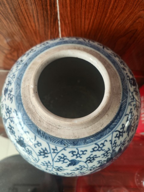 古玩陶瓷雍正青花大罐拍賣,當前價格5800元