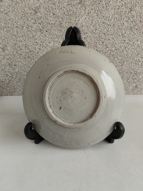 古玩陶瓷青花壽字紋盤拍賣,當前價格298元