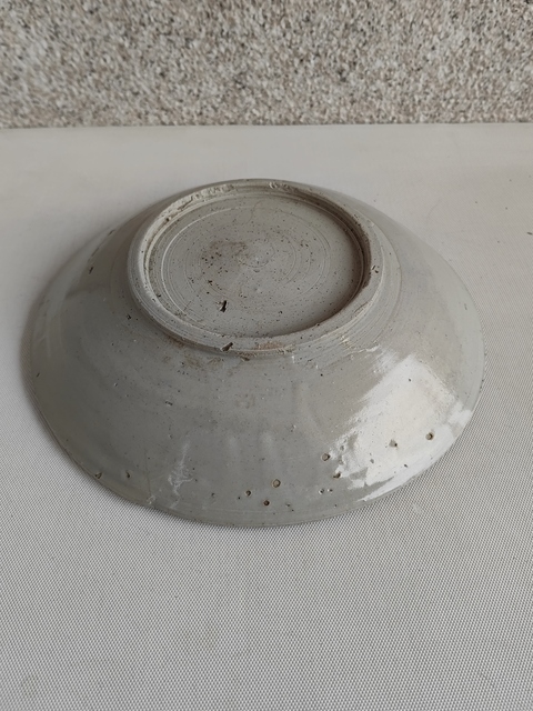 古玩陶瓷青花壽字紋盤拍賣,當前價格298元