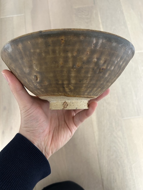 古玩陶瓷金代耀州窯花卉紋碗拍賣,當前價格5000元