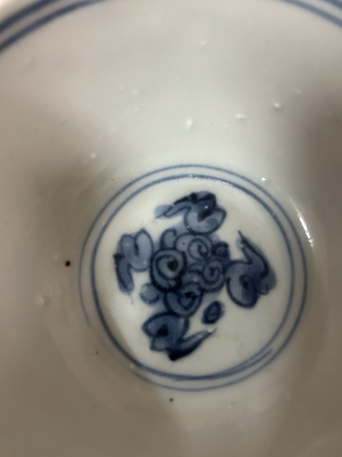 古玩陶瓷青花牧牛圖茶碗拍賣,當前價格9500元