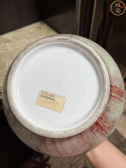 古玩陶瓷郎紅釉天球瓶拍賣，當前價格28000元