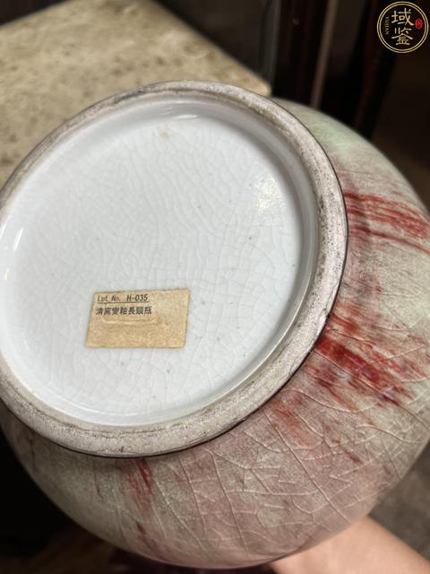 古玩陶瓷郎紅釉天球瓶拍賣，當前價格28000元