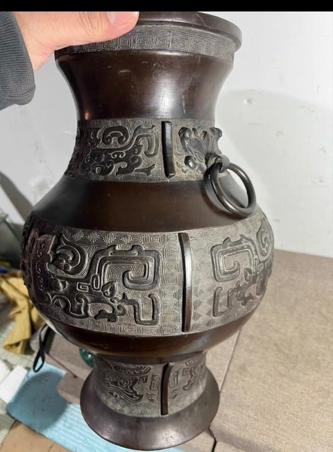 古玩銅器銅尊拍賣,當(dāng)前價(jià)格600元