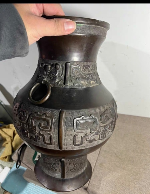 古玩銅器銅尊拍賣,當(dāng)前價(jià)格600元